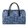 Cute Polka Dot Denim Jeans Pattern Print Leather Duffel Bag