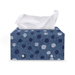 Cute Polka Dot Denim Jeans Pattern Print Leather Tissue Box Cover