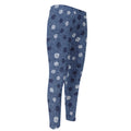Cute Polka Dot Denim Jeans Pattern Print Men's Compression Pants
