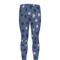 Cute Polka Dot Denim Jeans Pattern Print Men's Leggings