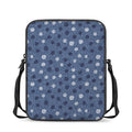 Cute Polka Dot Denim Jeans Pattern Print Rectangular Crossbody Bag