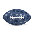 Cute Polka Dot Denim Jeans Pattern Print Rugby Ball