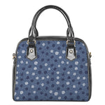 Cute Polka Dot Denim Jeans Pattern Print Shoulder Handbag