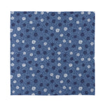 Cute Polka Dot Denim Jeans Pattern Print Silk Bandana