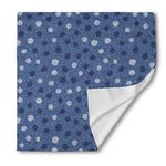 Cute Polka Dot Denim Jeans Pattern Print Silk Bandana