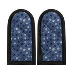Cute Polka Dot Denim Jeans Pattern Print Skillet Handle Cover