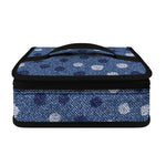 Cute Polka Dot Denim Jeans Pattern Print Small Lunch Bag