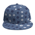 Cute Polka Dot Denim Jeans Pattern Print Snapback Cap