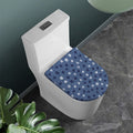 Cute Polka Dot Denim Jeans Pattern Print Toilet Lid Cover