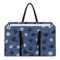 Cute Polka Dot Denim Jeans Pattern Print Utility Tote Bag