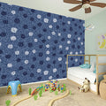 Cute Polka Dot Denim Jeans Pattern Print Wall Sticker