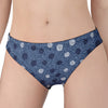 Cute Polka Dot Denim Jeans Pattern Print Women's Panties