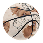 Cute Pomeranian Pattern Print Basketball