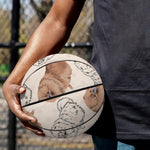 Cute Pomeranian Pattern Print Basketball