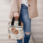 Cute Pomeranian Pattern Print Bible Tote Bag