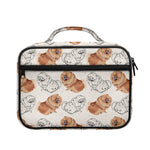 Cute Pomeranian Pattern Print Briefcase Bible Bag