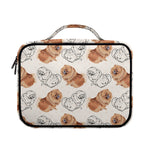 Cute Pomeranian Pattern Print Briefcase Bible Bag