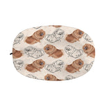 Cute Pomeranian Pattern Print Car Side Mirror Covers