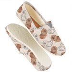 Cute Pomeranian Pattern Print Casual Shoes