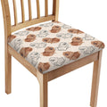 Cute Pomeranian Pattern Print Chair Cushion Cover