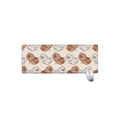 Cute Pomeranian Pattern Print Extended Mouse Pad