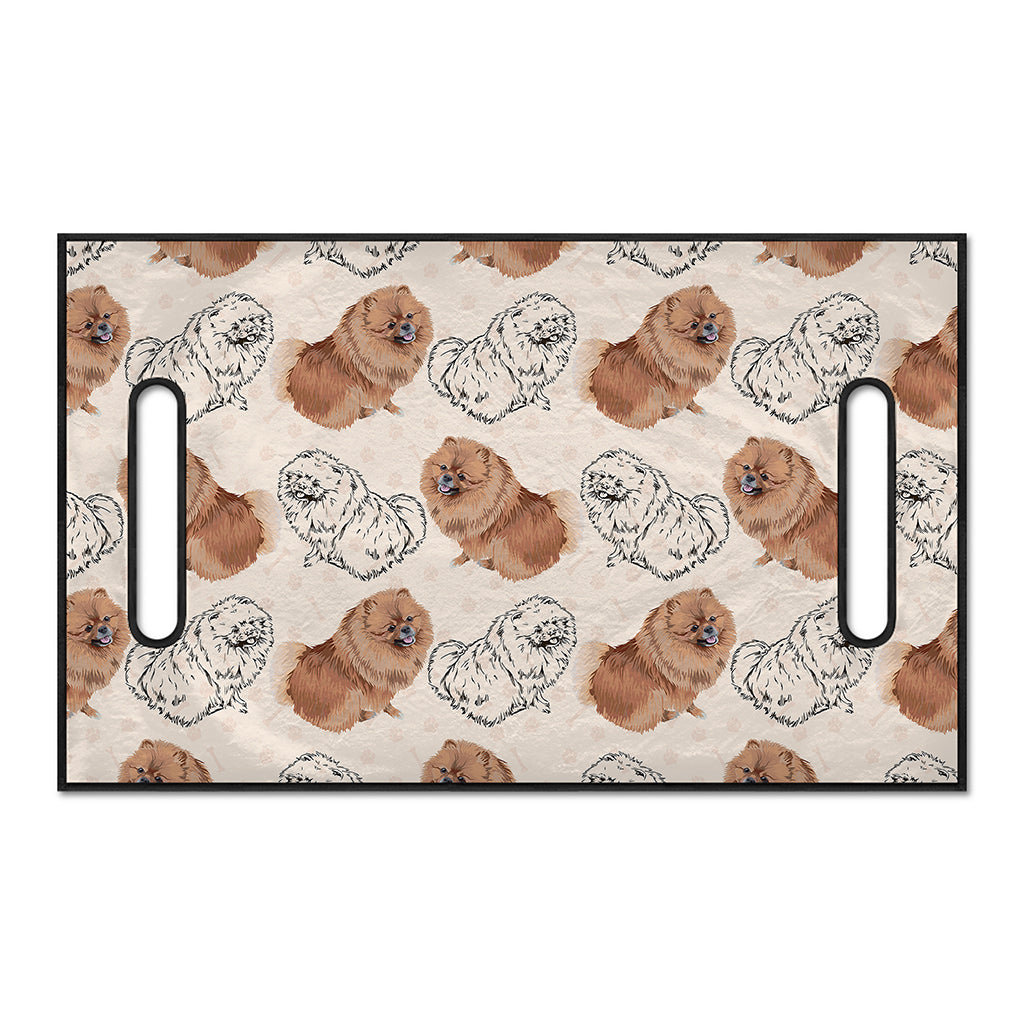 Cute Pomeranian Pattern Print Golf Cart Seat Cover