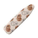 Cute Pomeranian Pattern Print Ironing Board Cover