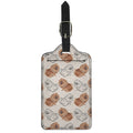Cute Pomeranian Pattern Print Luggage Tag
