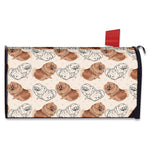Cute Pomeranian Pattern Print Mailbox Cover