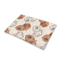 Cute Pomeranian Pattern Print Pet Cooling Mat Cover