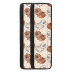 Cute Pomeranian Pattern Print Refrigerator Handle Covers