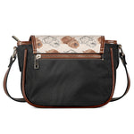 Cute Pomeranian Pattern Print Saddle Bag
