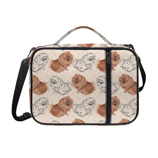 Cute Pomeranian Pattern Print Shoulder Strap Bible Bag