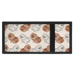 Cute Pomeranian Pattern Print Trifold Wallet