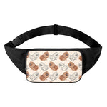 Cute Pomeranian Pattern Print Waist Bag