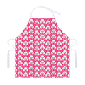 Cute Poodle Pattern Print Adjustable Apron