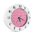 Cute Poodle Pattern Print Alarm Clock