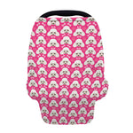 Cute Poodle Pattern Print Baby Seat Cover