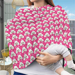 Cute Poodle Pattern Print Baby Seat Cover