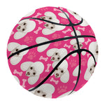 Cute Poodle Pattern Print Basketball