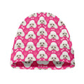 Cute Poodle Pattern Print Beanie
