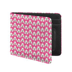 Cute Poodle Pattern Print Bifold Wallet