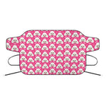 Cute Poodle Pattern Print Car Windshield Snow Cover