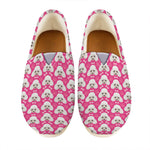 Cute Poodle Pattern Print Casual Shoes