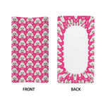 Cute Poodle Pattern Print Changing Pad Cover