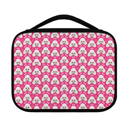 Cute Poodle Pattern Print Classic Bible Case