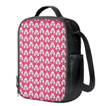 Cute Poodle Pattern Print Crossbody Lunch Bag