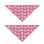 Cute Poodle Pattern Print Dog Bandana