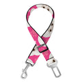 Cute Poodle Pattern Print Dog Seat Belt