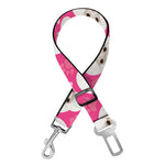 Cute Poodle Pattern Print Dog Seat Belt